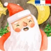 Coupon 45x45 cm motif Noel aquarelle