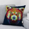 Coupon 45x45 cm motif panda roux pop art