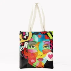 Coupon 45x45 cm motif Paris by night 1 - Création Lita Blanc