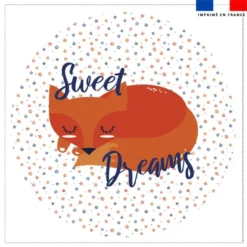Coupon 45x45 cm motif renard