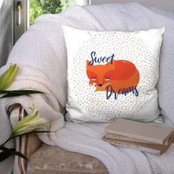 Coupon 45x45 cm motif renard
