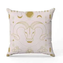 Coupon 45x45 cm motif signe astrologique bélier