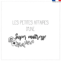 Coupon 45x45 cm motif Super maîtresse