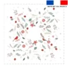 Coupon 45x45 cm motif sweet home blanc