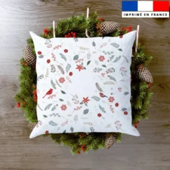 Coupon 45x45 cm motif sweet home blanc