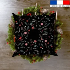 Coupon 45x45 cm motif sweet home noir