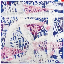Coupon 45x45 cm motif symbole - Création Alex Z