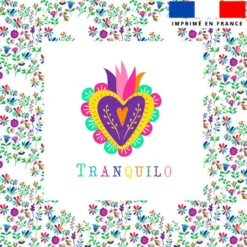 Coupon 45x45 cm motif tranquilo mexico