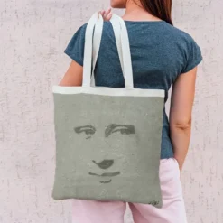 Coupon 45x45 cm motif visage - Création Alex Z