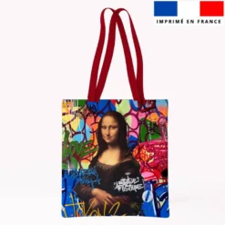 Coupon 45x45 cm multicolore motif jokon2 et graffiti - Création Alex Z