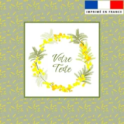 Coupon 45x45 cm personnalisé - Mimosa