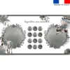 Coupon 135x74 cm pour couverture mensuelle jumeaux motif zèbre aquarelle