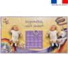 Coupon 135x74 cm pour couverture mensuelle jumeaux motif licorne toboggan - Création Stillistic