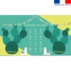 Coupon 135x74 cm pour couverture mensuelle jumeaux personnalisée - Lama