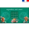 Coupon 135x74 cm pour couverture mensuelle jumeaux motif panda roux yoga - Création Stillistic