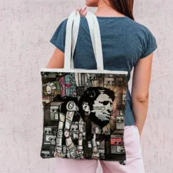 Coupon 45x45 cm - Visage d'homme - Création Anne-Sophie Dozoul