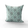 Couronne meow christmas - Fond bleu glacier