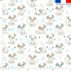 Dalmatiens et touches aquarelle - Fond blanc