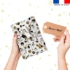 Décoration de noel dorée - Fond blanc