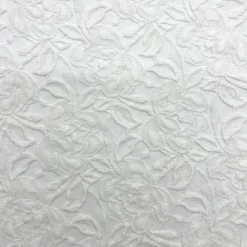 Dentelle blanc cassé motif fleur