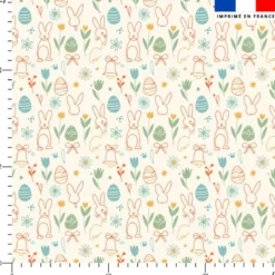 Dessin de Pâques - Fond écru
