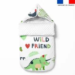 Dino wild friend - Fond blanc