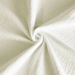 Double gaze grande largeur blanc cassé
