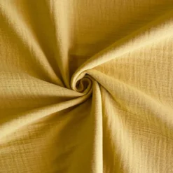 Double gaze grande largeur jaune curry