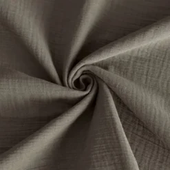 Double gaze grande largeur taupe