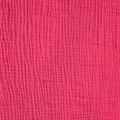 Double gaze unie rose fuchsia