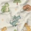 Dragons style aquarelle - Fond crème