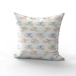 Dragon volant multicolore - Fond écru