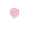 Ecusson blason thermocollant étoile et laurier rose
