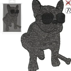 Ecusson à sequins chien fashion