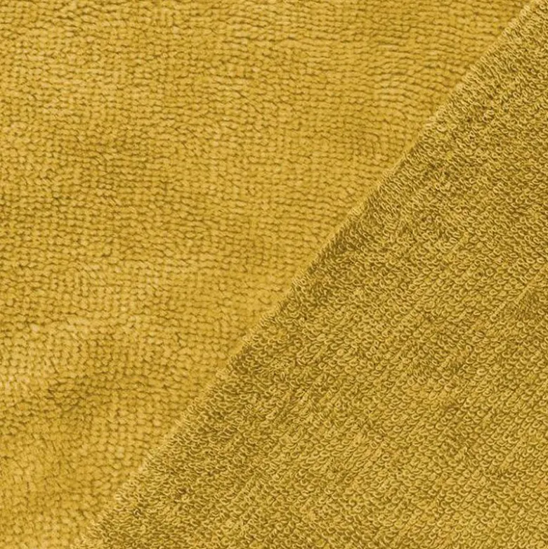 Eponge bambounette double face jaune curcuma