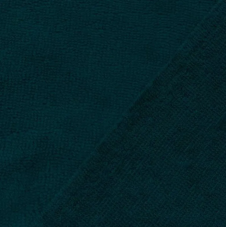 Eponge bambounette double face bleu paon