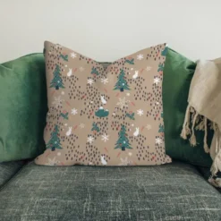Esprit de Noel - Fond beige