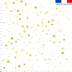 Etoiles dorées - Fond blanc