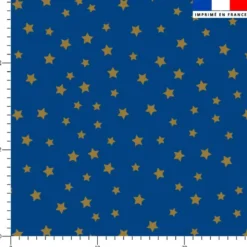 Etoiles dorées - Fond bleu