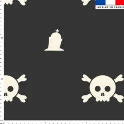 Fantôme écru - Fond noir