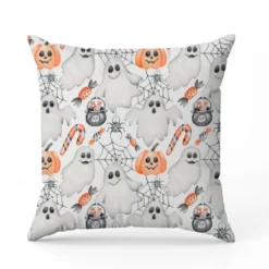 Fantômes halloween aquarelle - Fond blanc