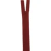 Fermeture 12 cm non séparable col 059 rouge foncé