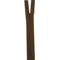 Fermeture 18 cm non séparable col 568 marron