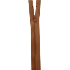 Fermeture 50 cm non séparable col 859 marron clair