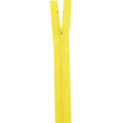 Fermeture 18 cm non séparable col 504 jaune