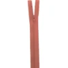 Fermeture 30 cm non séparable col 850 terracotta