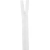 Fermeture 30 cm non séparable col 501 blanc