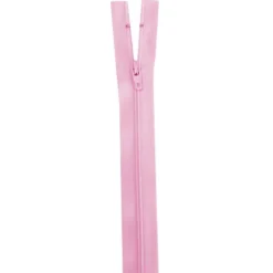 Fermeture 18 cm non séparable col 207 rose