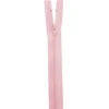 Fermeture 30 cm non séparable col 811 rose poudré