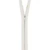 Fermeture en métal argent 50 cm col 801 écru